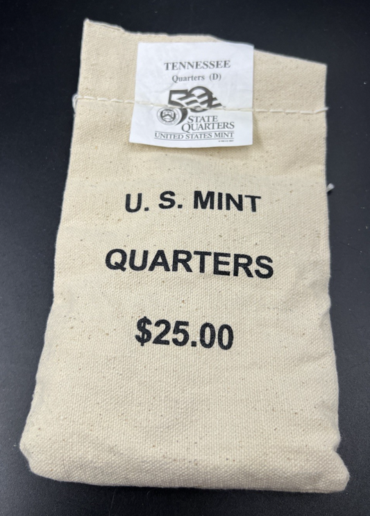 U.S. Mint Bag of 100 2002 D Tennessee State Statehood Quarters BU UNC