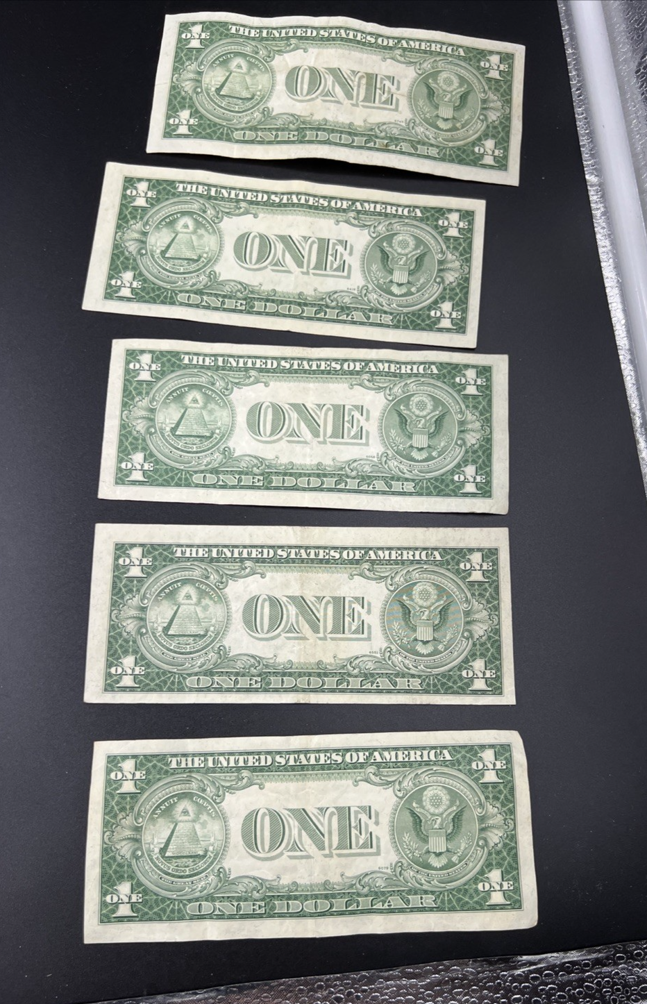 Lot of 5 1935 Silver Certificates Fine / VF Circ #703