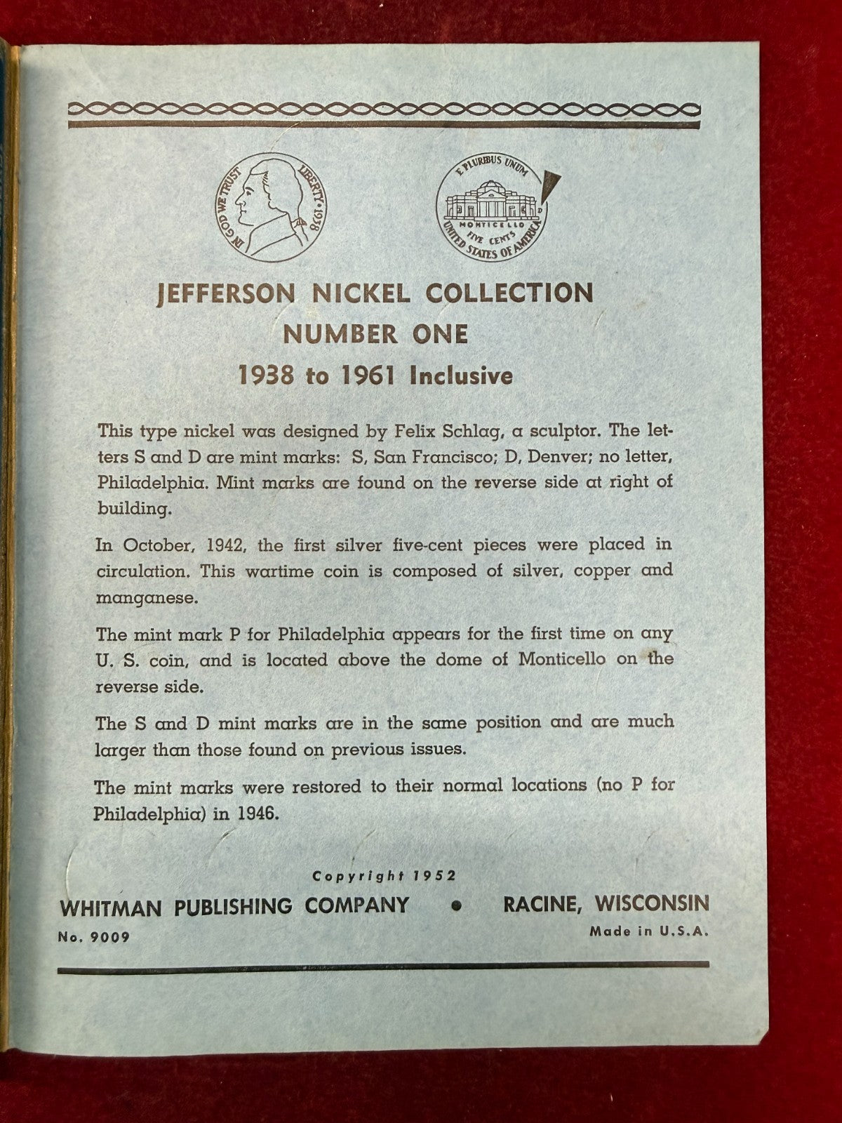 * 1938-1961 PDS JEFFERSON NICKEL SET WITH SILVER- 64 COLLECTOR QUALITY COINS 🔥*