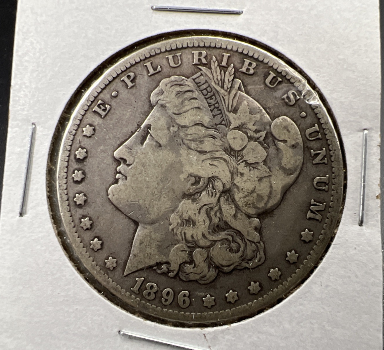 1896 O $1 Morgan Silver Dollar Coin VF Very Fine Circ SK#a