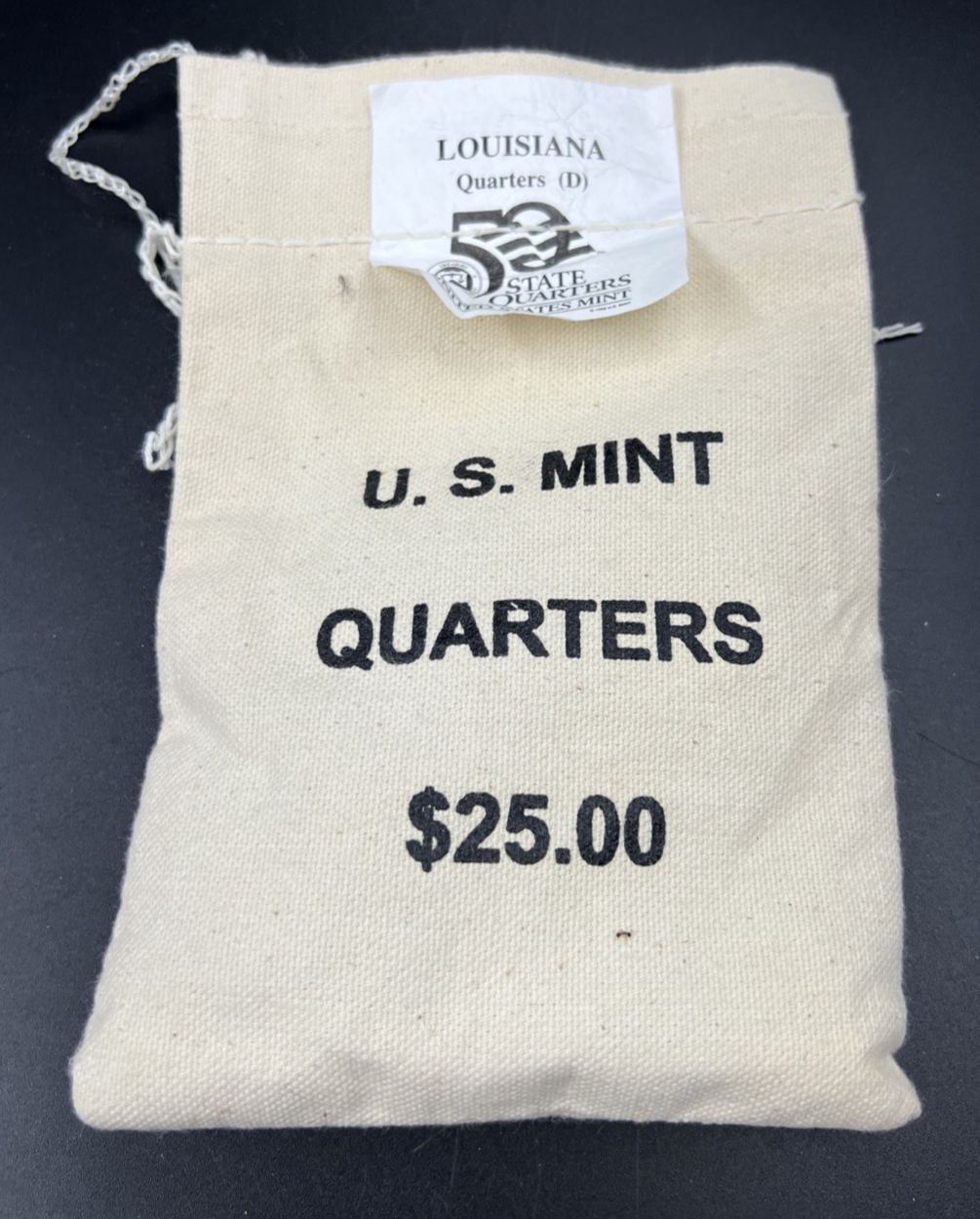 U.S. Mint Bag of 100 2002 D Louisiana State Statehood Quarters BU UNC