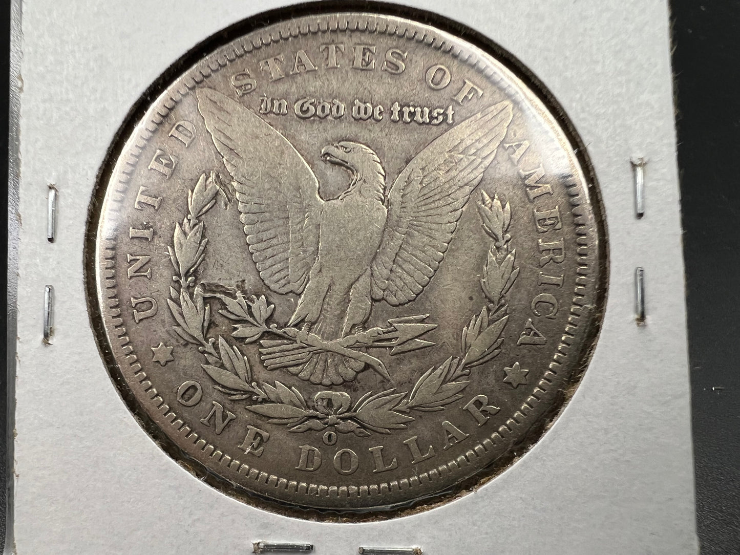 1891 O $1 Morgan Silver Dollar Coin VG / Fine Nice Toning Toner Obverse