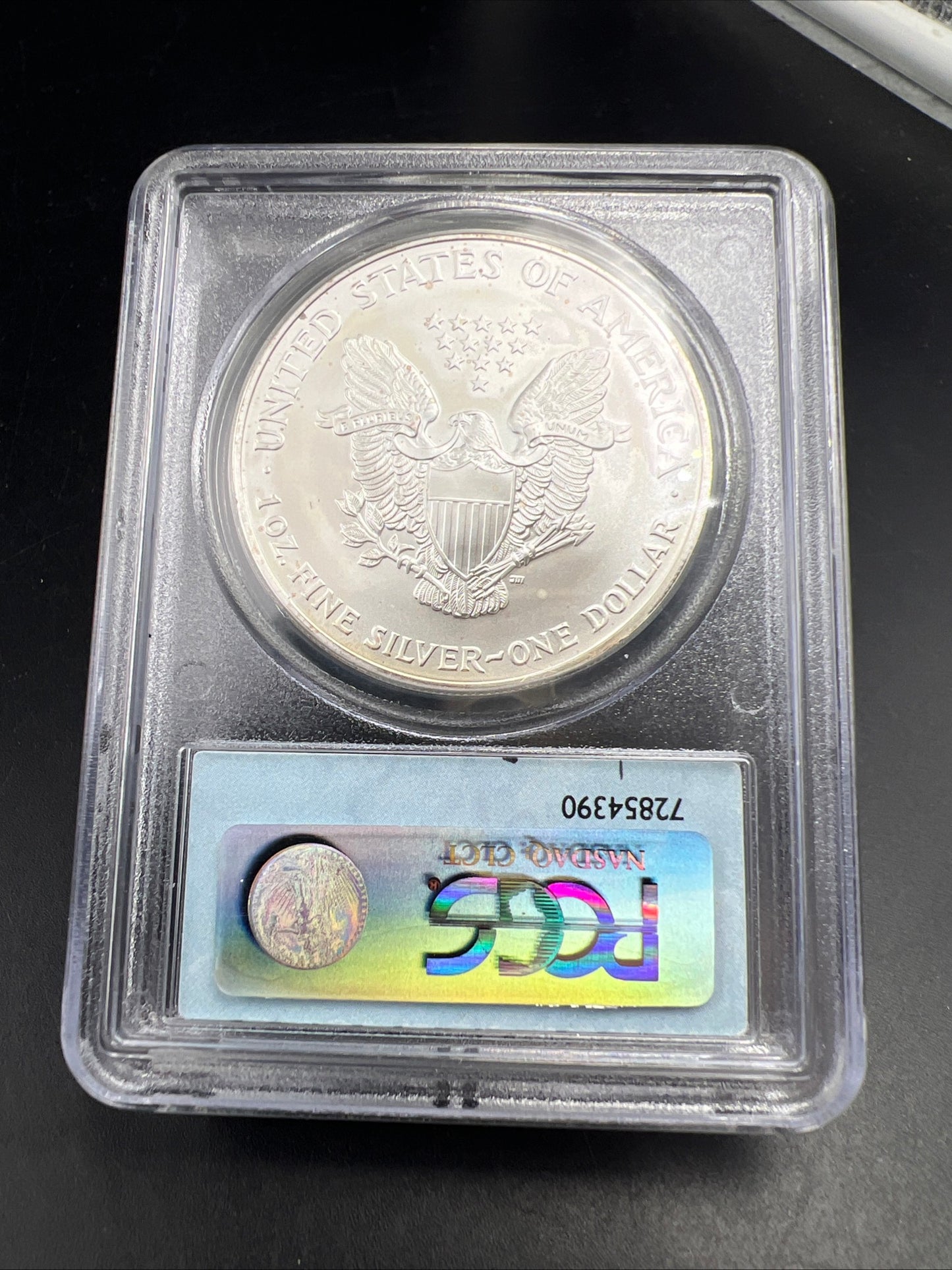 Toner American Heroes Lance Armstrong Signed PCGS 2003 1 Oz American Silver Eagle