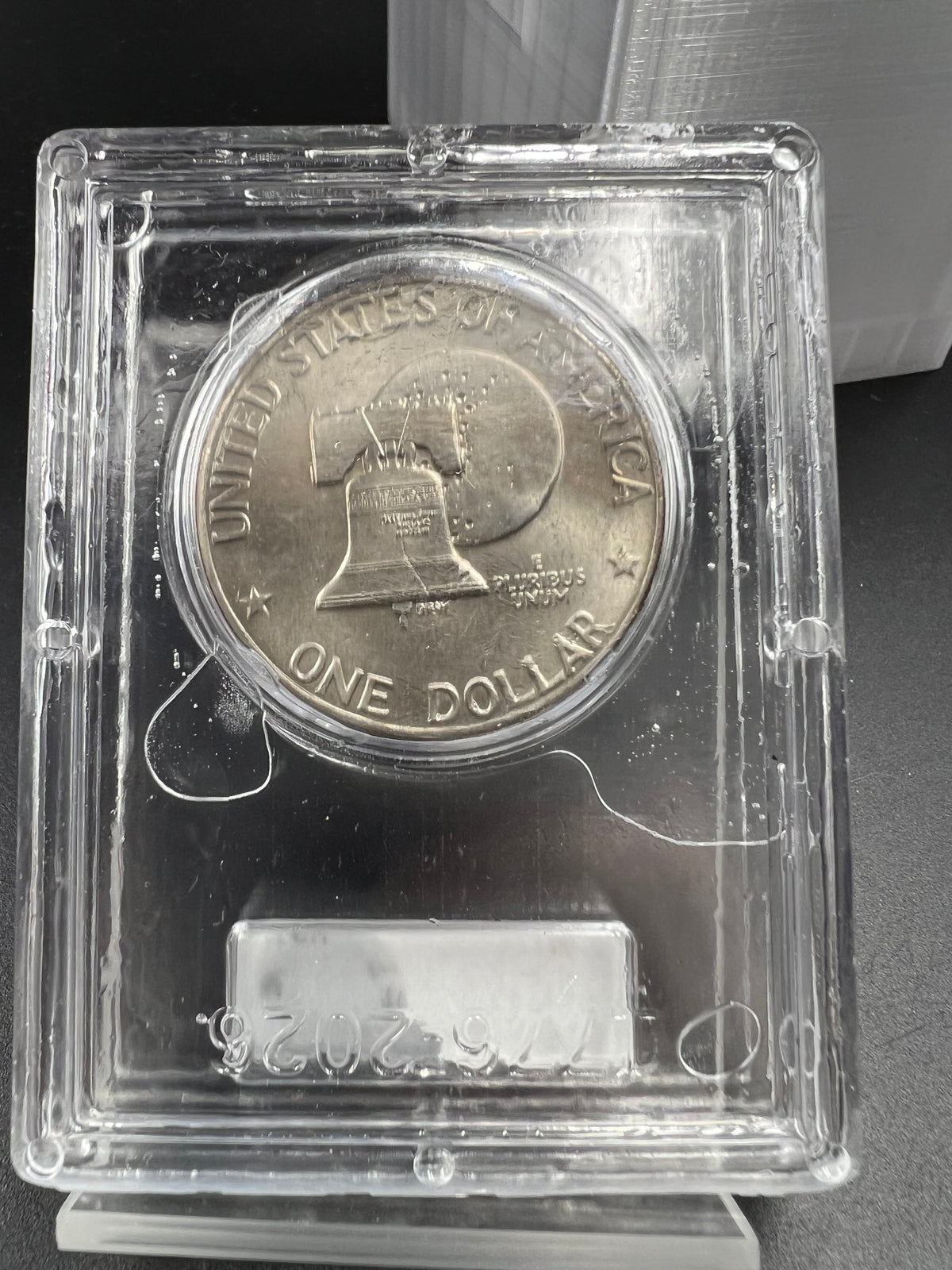 1976 D Type 2 $1 Ike Eisenhower Clad Dollar Coin CLCC CH BU #11