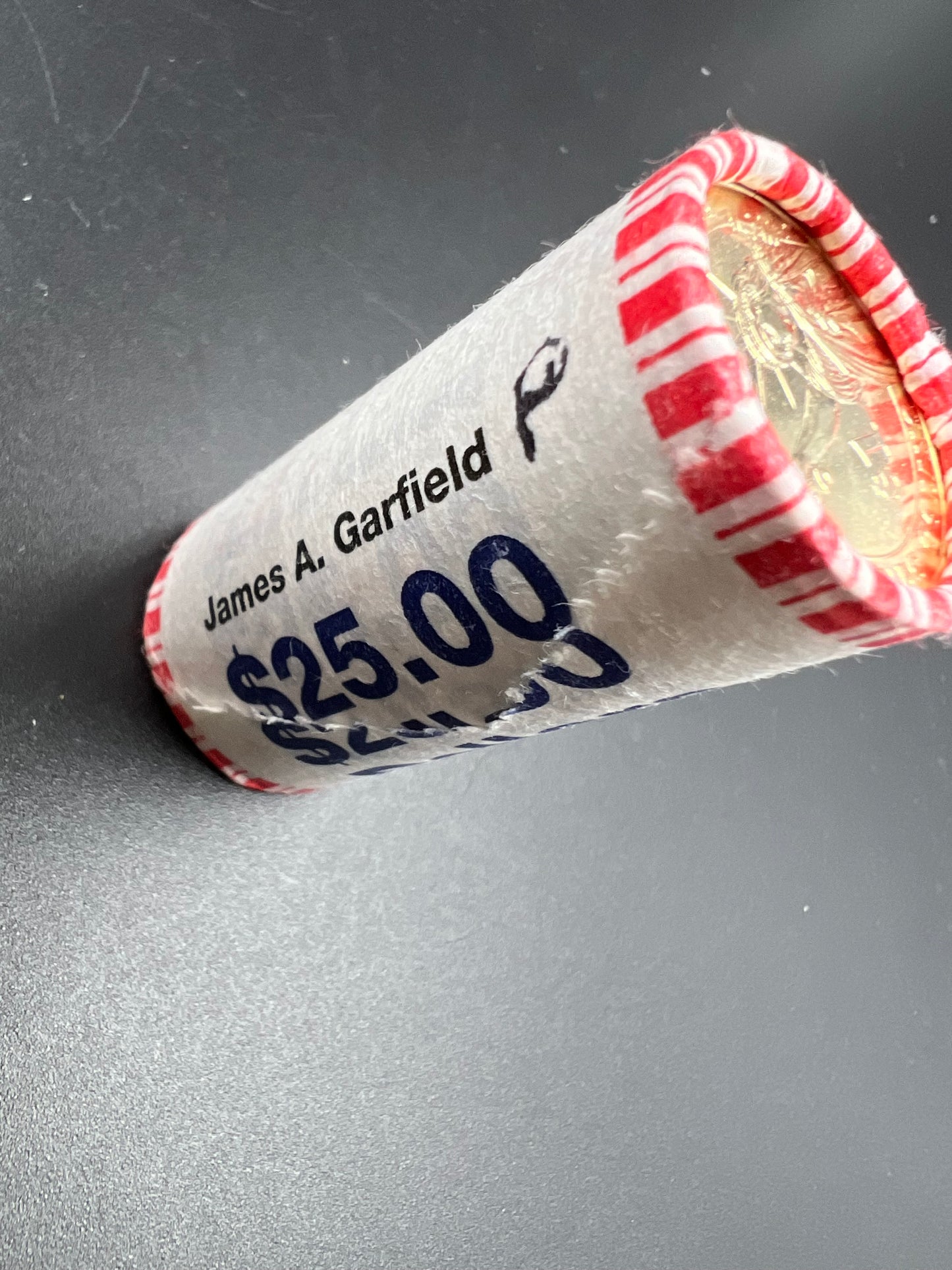 2011 P James Garfield 25 Coin BU Uncirculated Presidential Dollar Roll
