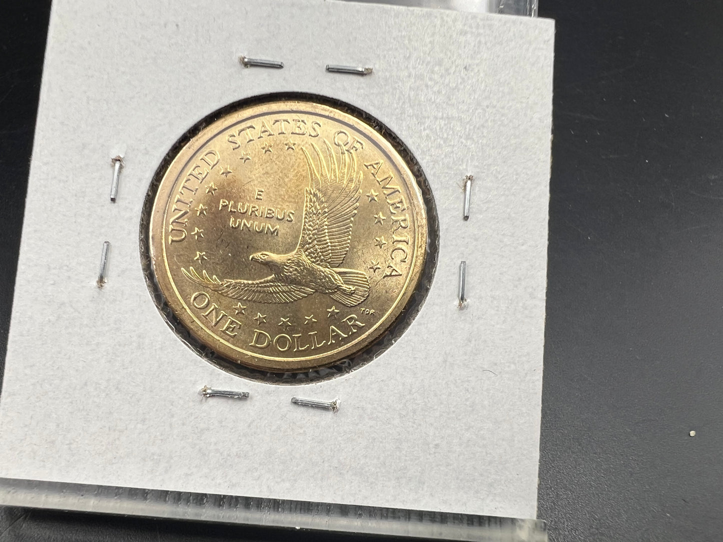 2000 D $1 Sacagawea Dollar Coin Gorgo PQ Purple toning obverse CH BU