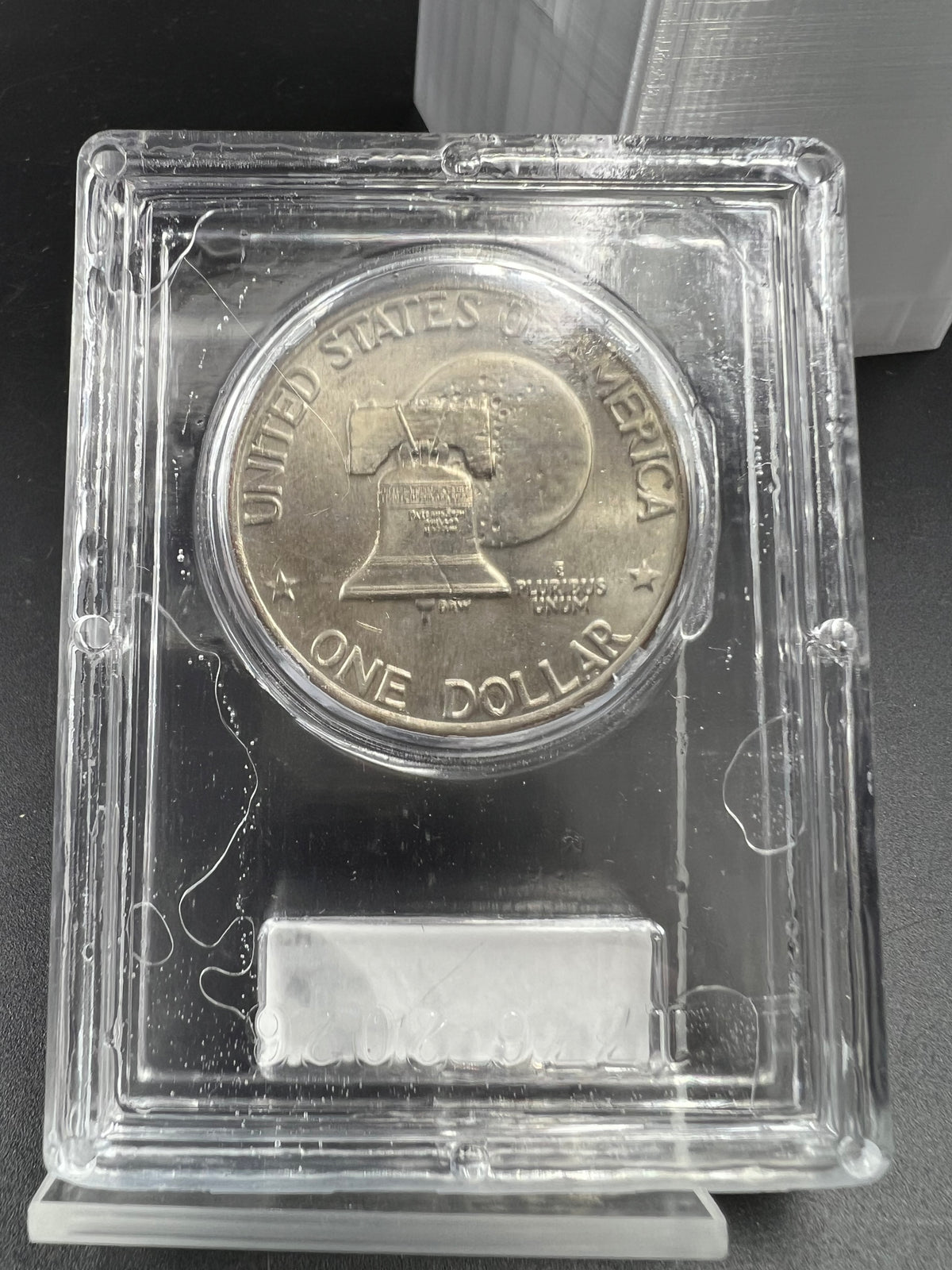 1976 D Type 2 $1 Ike Eisenhower Clad Dollar Coin CLCC CH BU #12