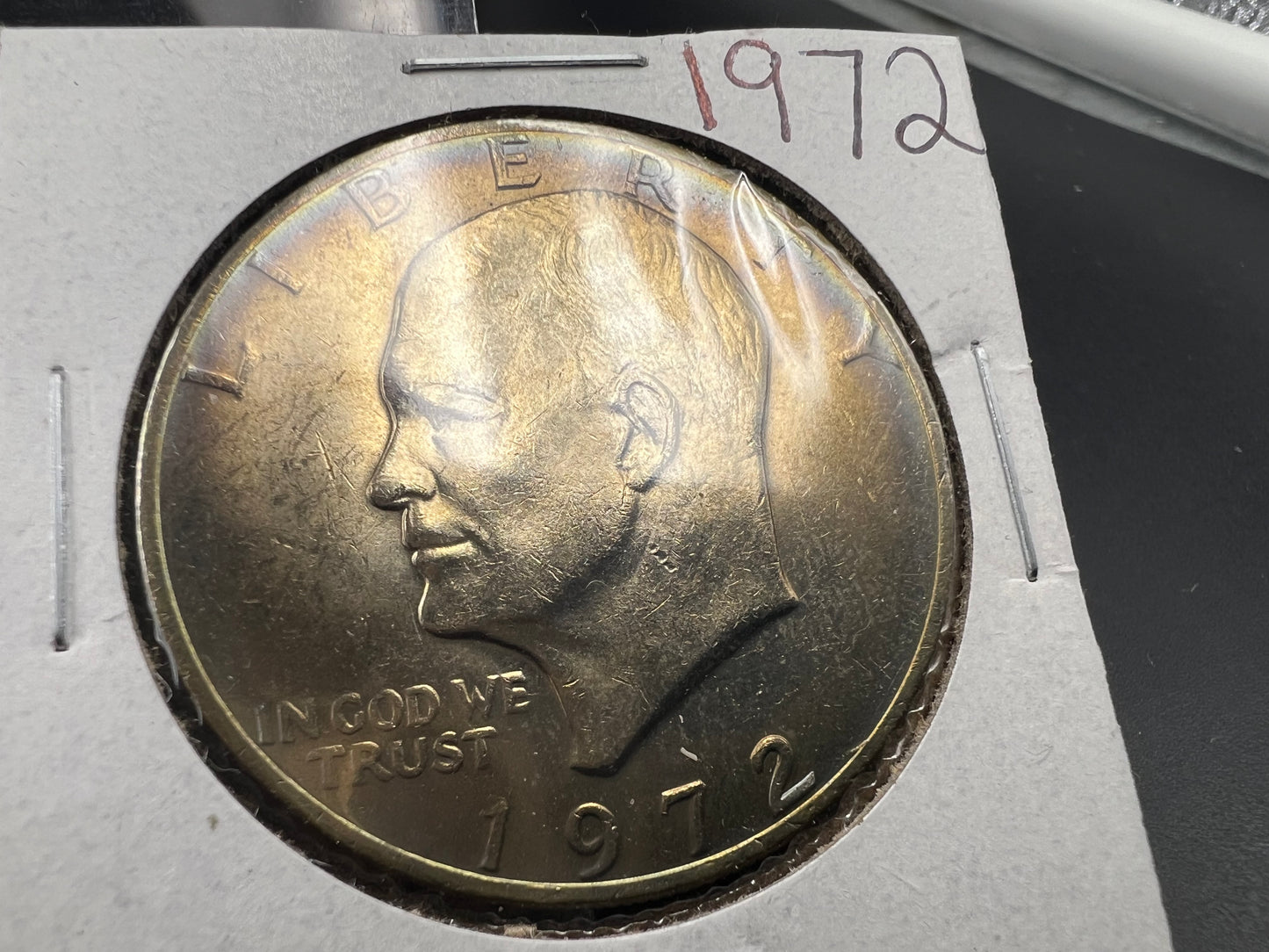 Toner Trio Ike Eisenhower Copper Nickel Dollars CH AU / BU 1972 P & D & 1976 Type 2 $1 Coins
