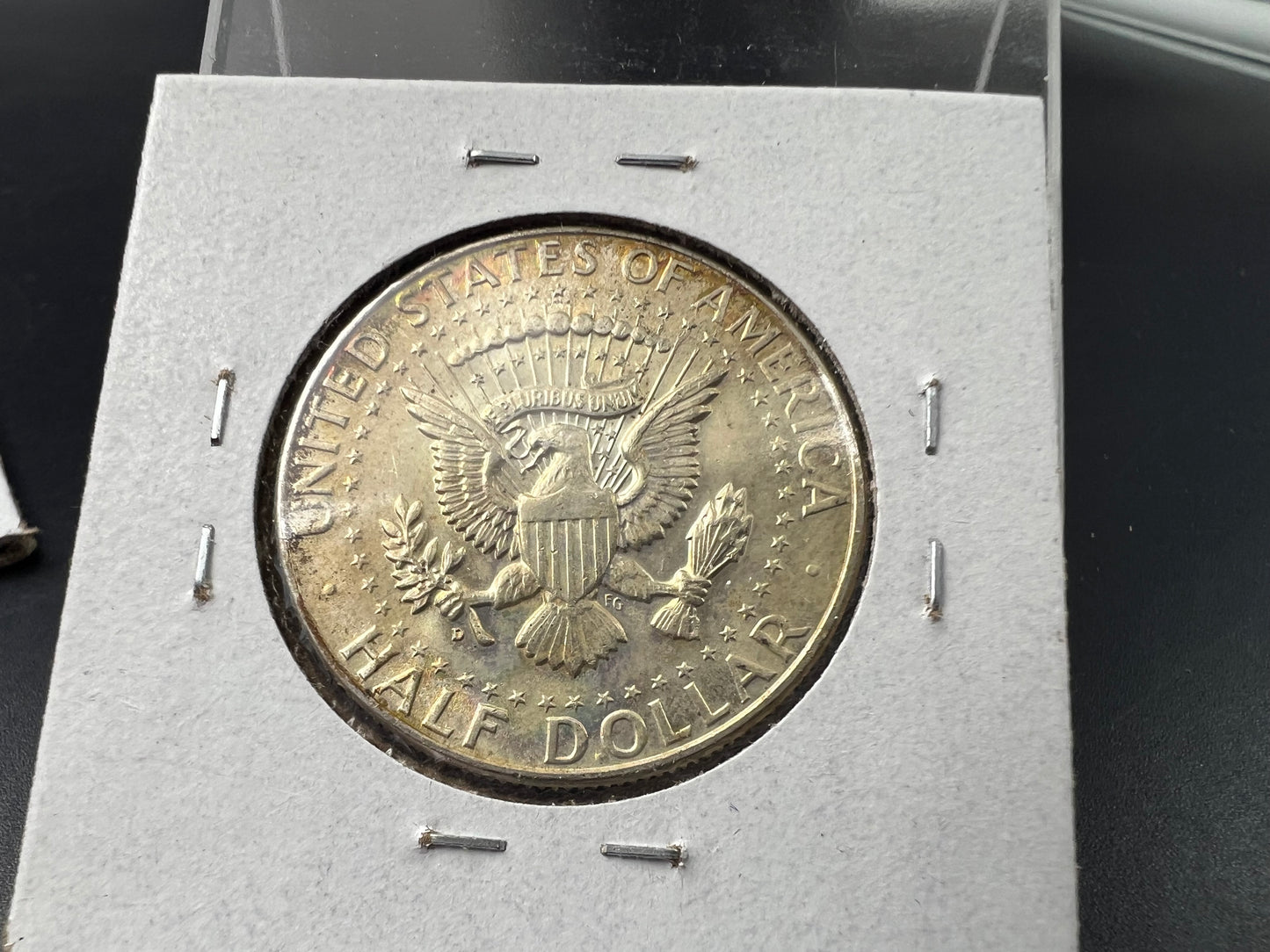 1964 D 50c Kennedy Silver Half DOllar Coin Nice Toning CH BU SK#1s