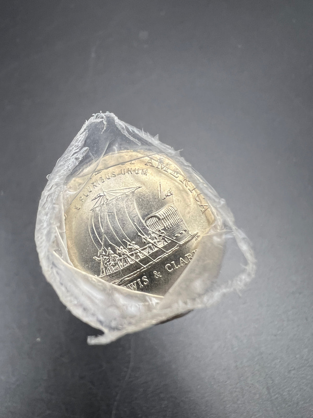 2004 D Keel Boat Westward Journey Nickel 40 Coin BU Roll in Plastic Wrap
