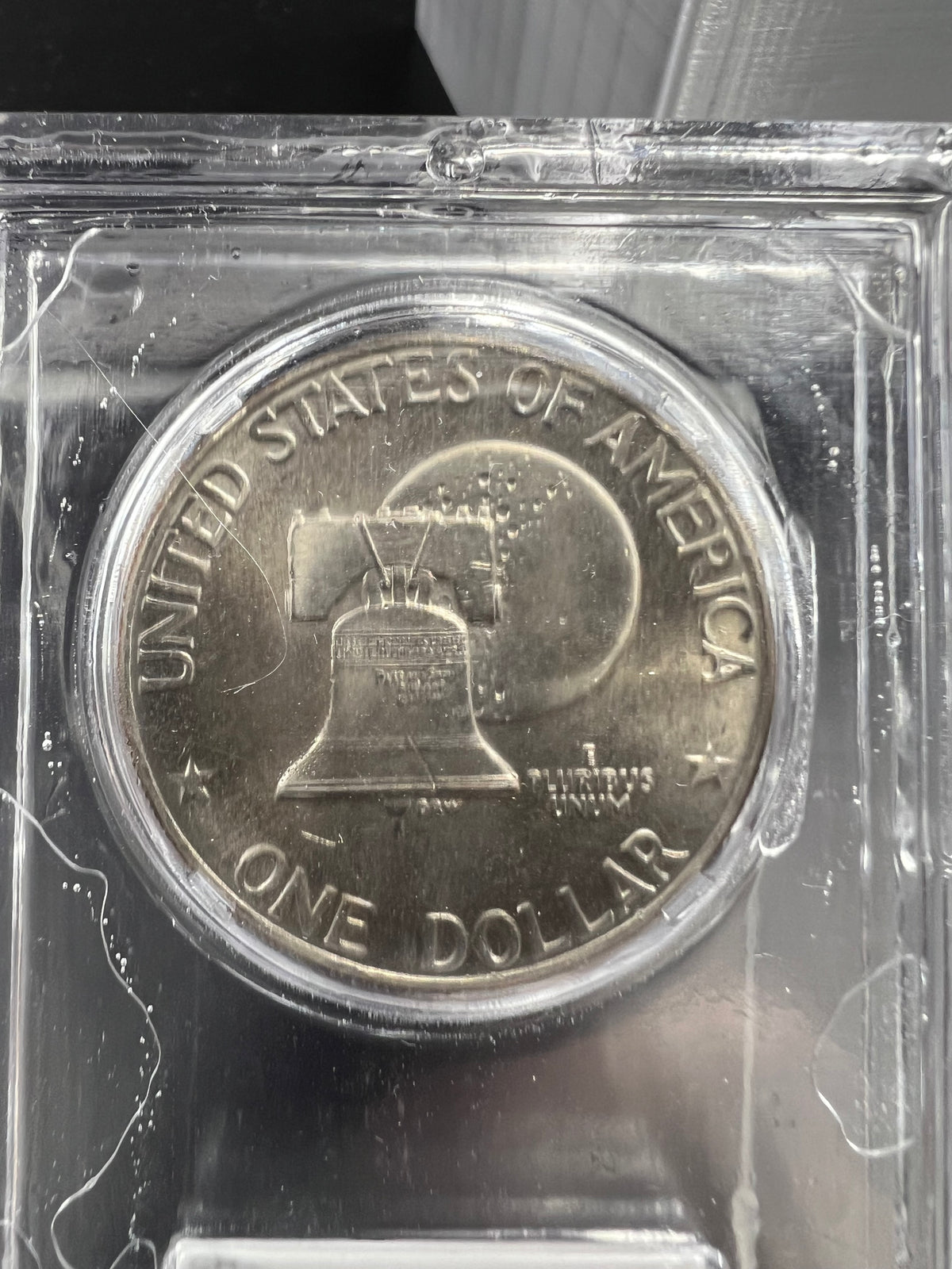 1976 D Type 2 $1 Ike Eisenhower Clad Dollar Coin CLCC CH BU #12
