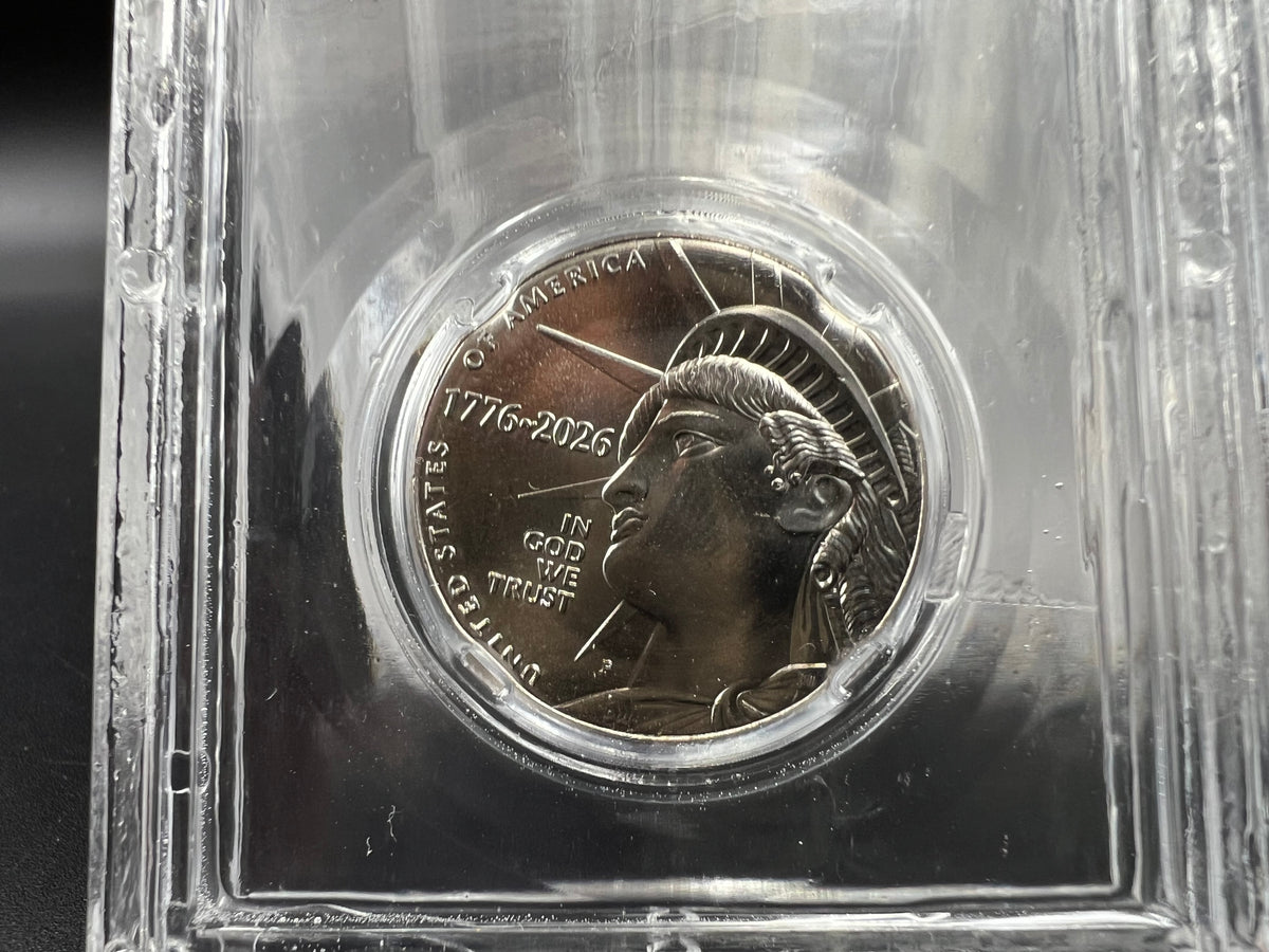 2 Coin P D Set 2026 Enduring Liberty Half Dollar Coins CLCC BU Certified