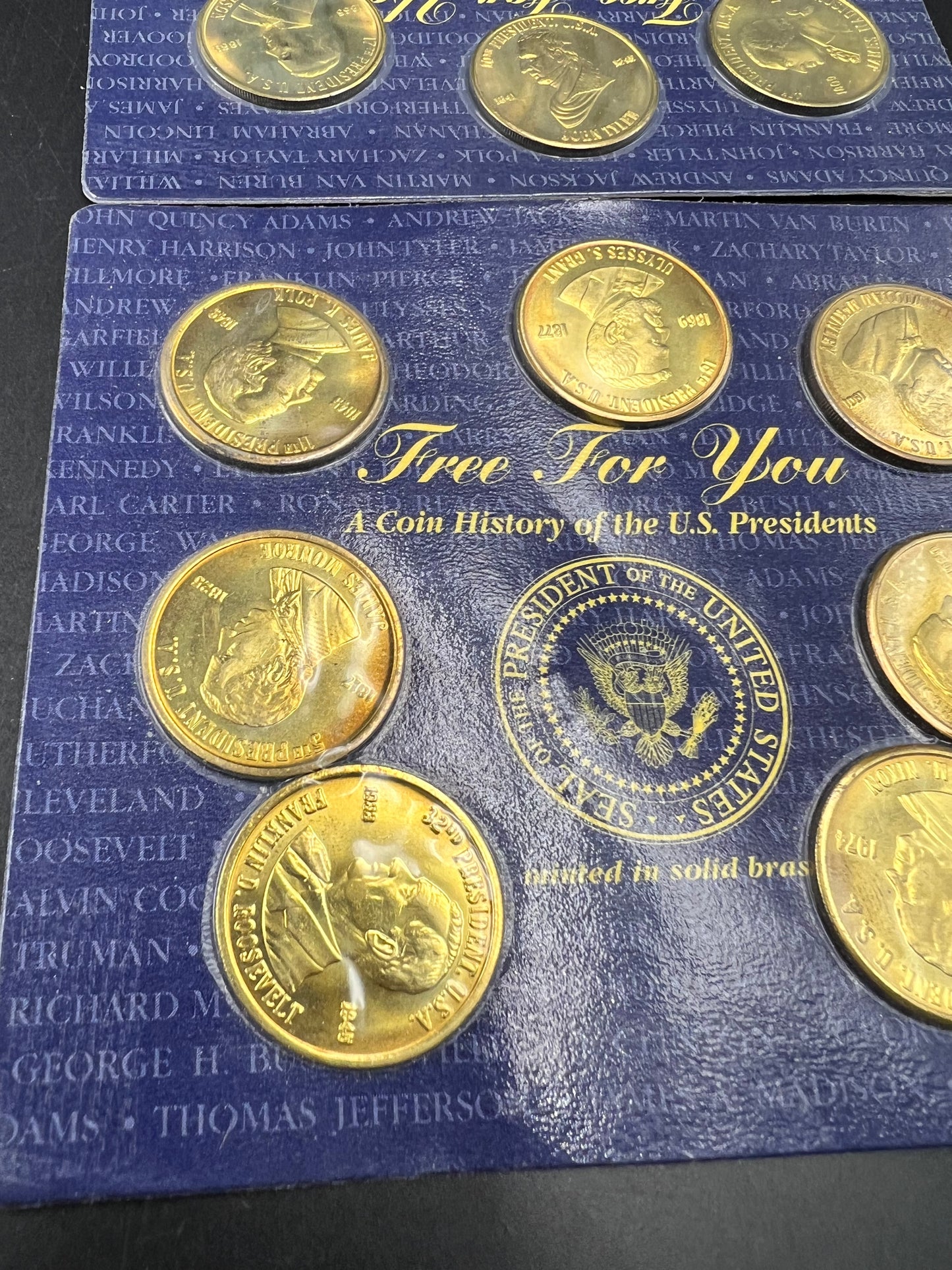 Lot of 3 sets of presidential medals 16 Medals CH / Gem UNC