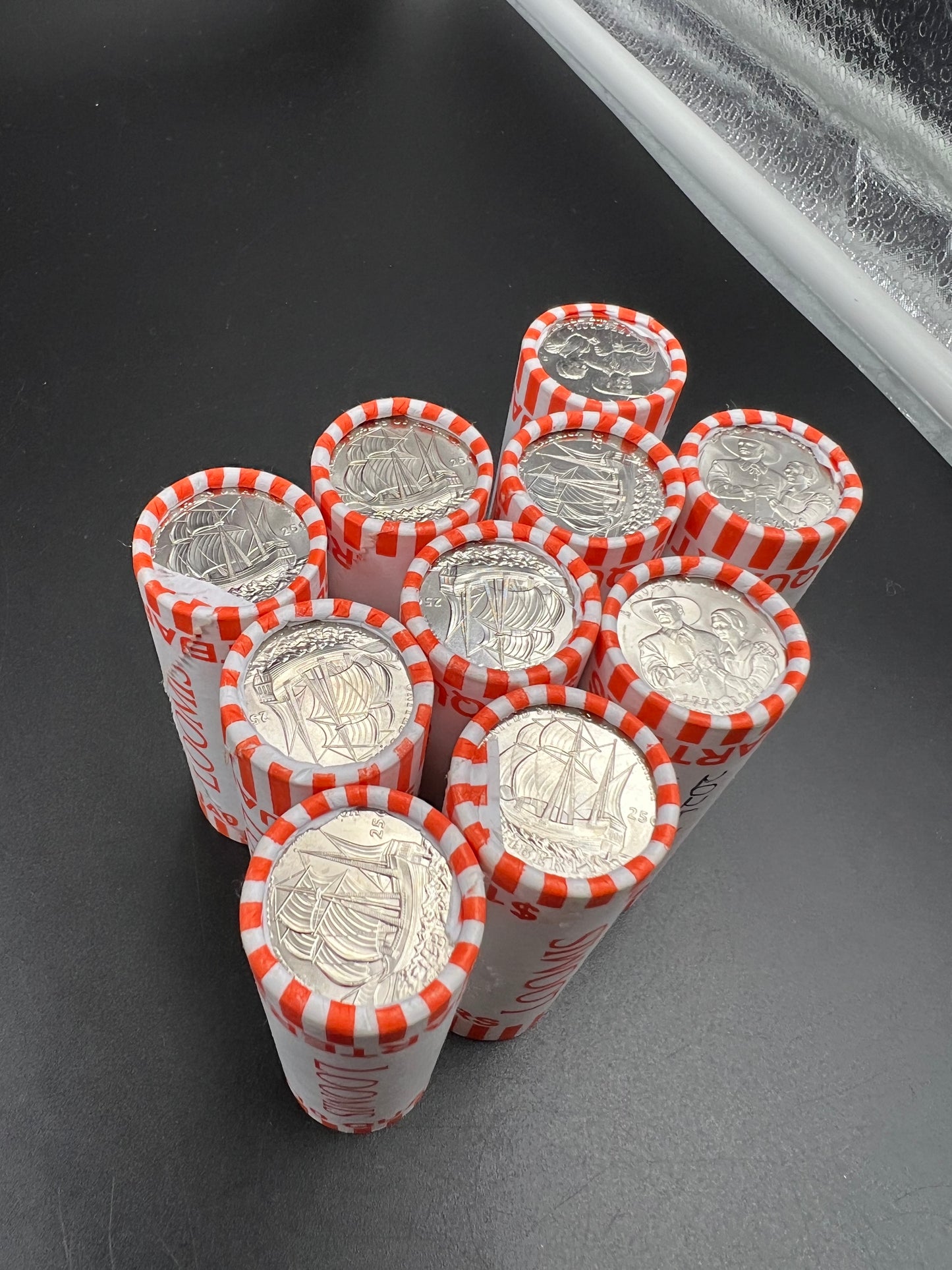 2026 D Mayflower Quarter Roll Sesquicentennial Coins 40 Coin BU Roll