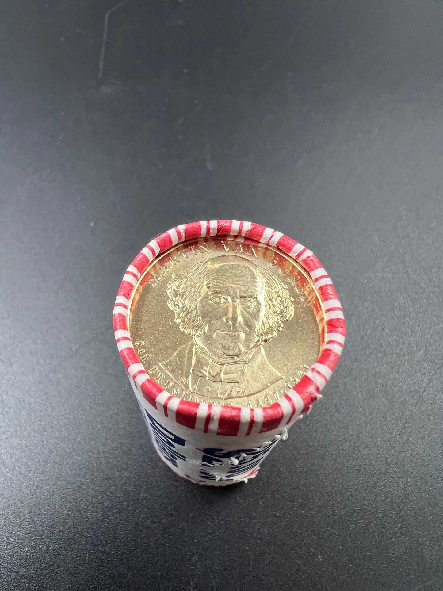 2008 D Martin Van Buren Presidential Dollar 25 Coin BU Roll