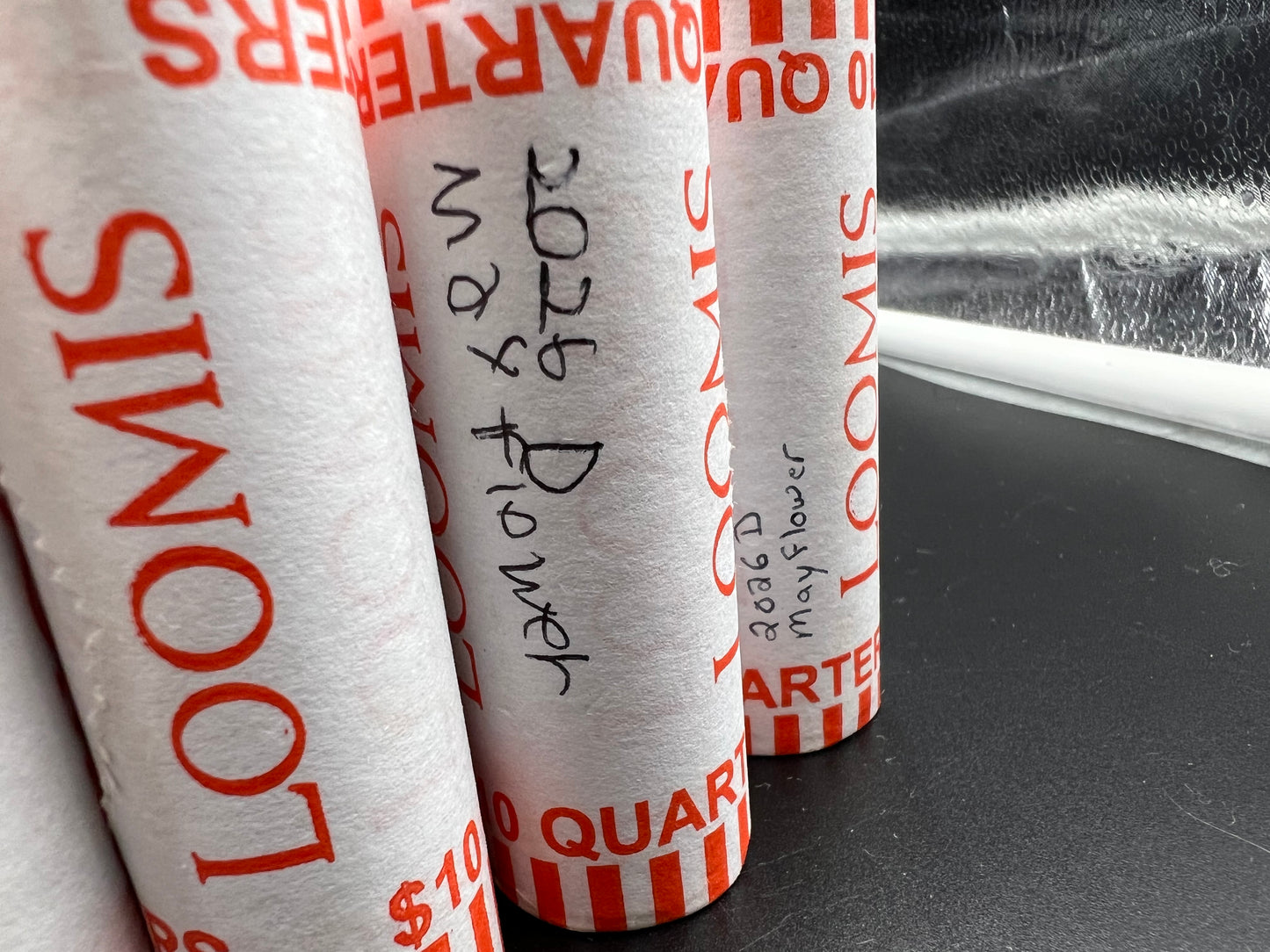 2026 D Mayflower Quarter Roll Sesquicentennial Coins 40 Coin BU Roll
