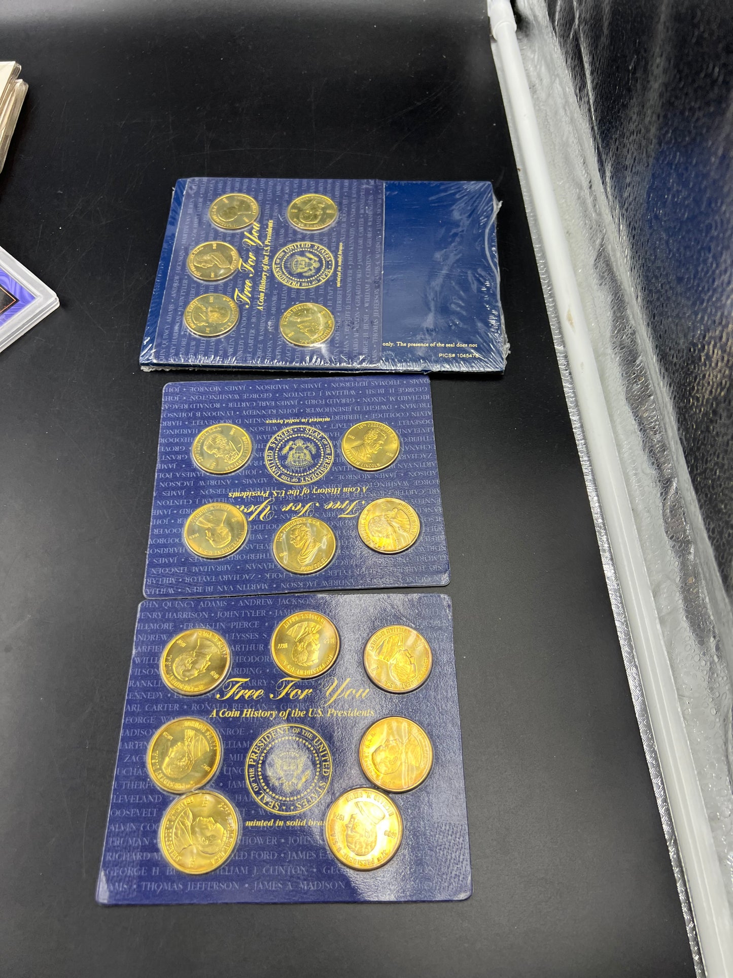 Lot of 3 sets of presidential medals 16 Medals CH / Gem UNC