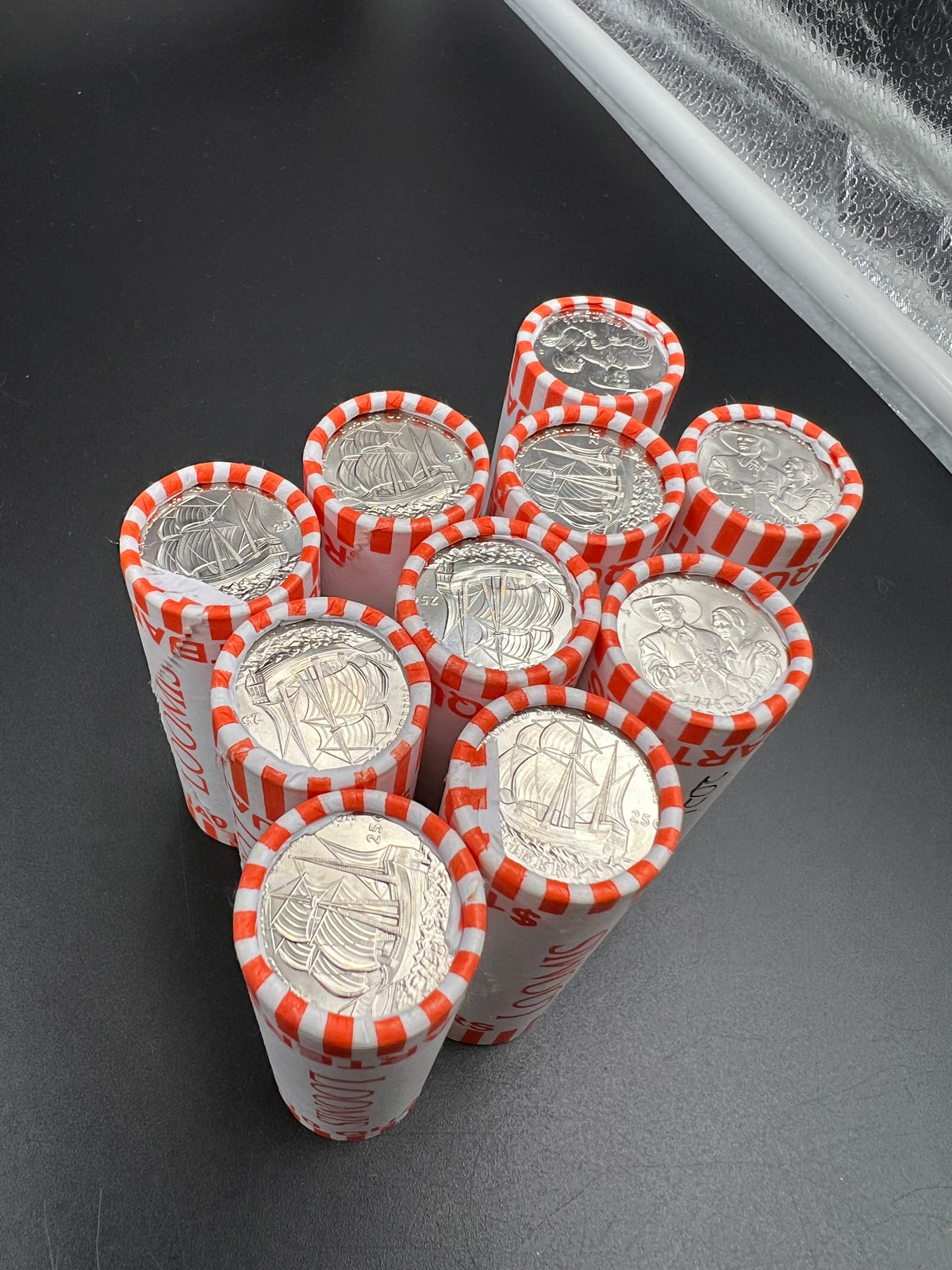 2026 D Mayflower Quarter Roll Sesquicentennial Coins 40 Coin BU Roll