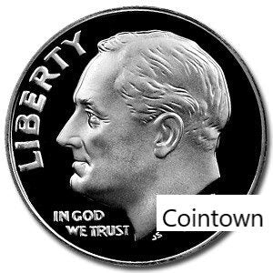 1989 S 10C Roosevelt Clad Dime Single Coin