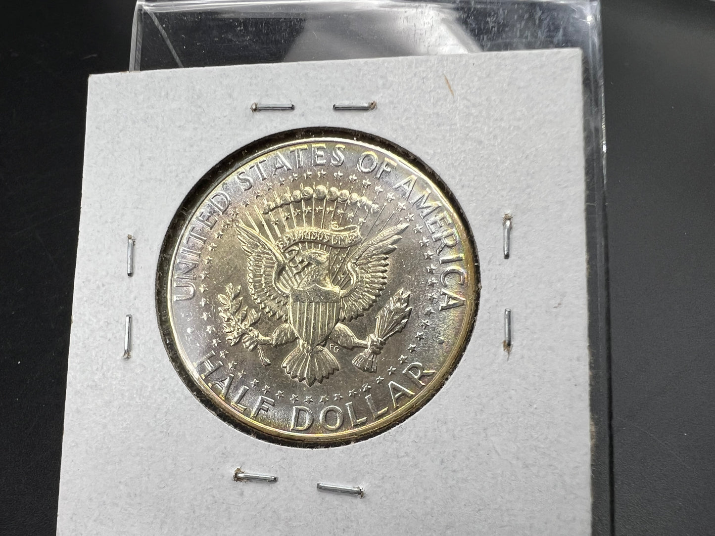 1966 50c Kennedy 40% Silver Half Dollar Coin Gem BU UNC Nice Toning Toner