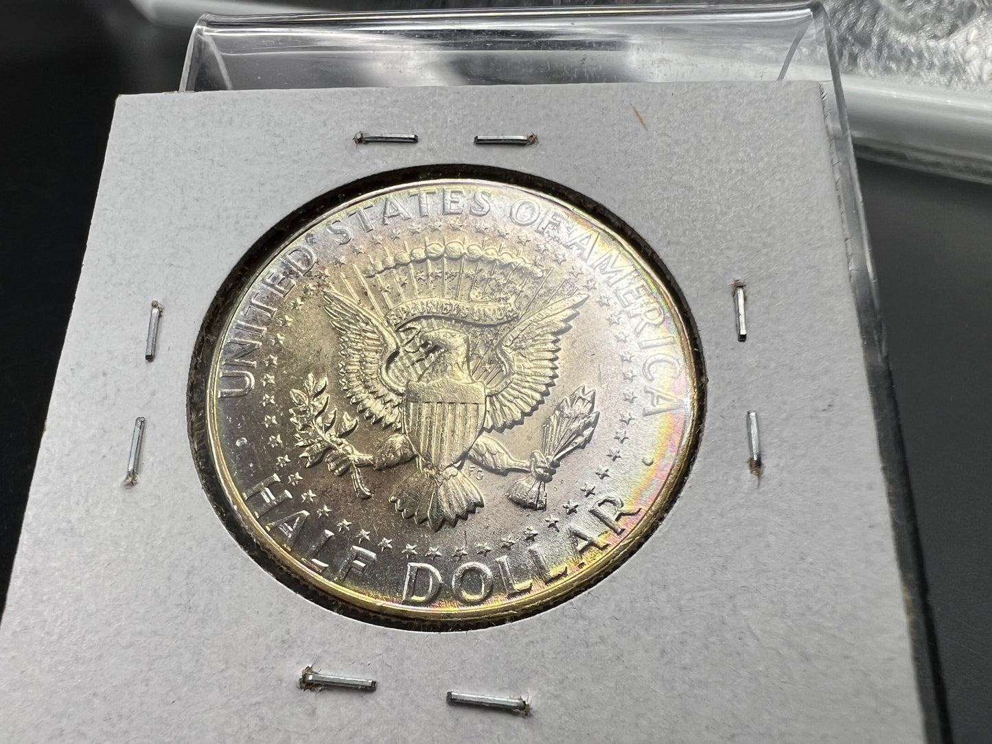 1966 50c Kennedy 40% Silver Half Dollar Coin Gem BU UNC Nice Toning Toner