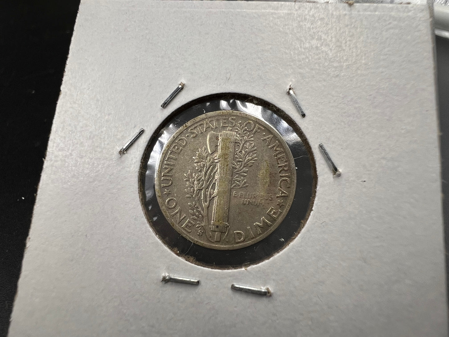 1945 S 10c Mercury Dime Coin XF / AU Neat Toning Toner #B