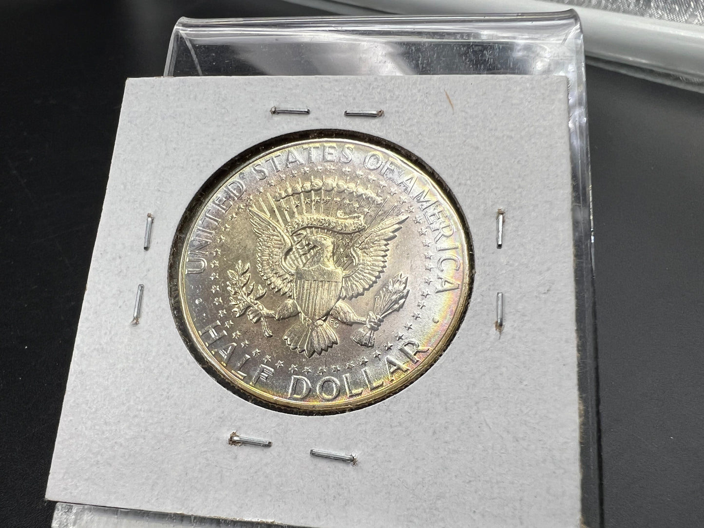 1966 50c Kennedy 40% Silver Half Dollar Coin Gem BU UNC Nice Toning Toner