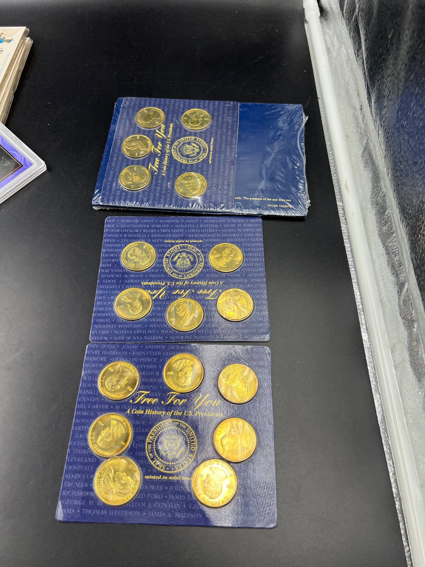 Lot of 3 sets of presidential medals 16 Medals CH / Gem UNC