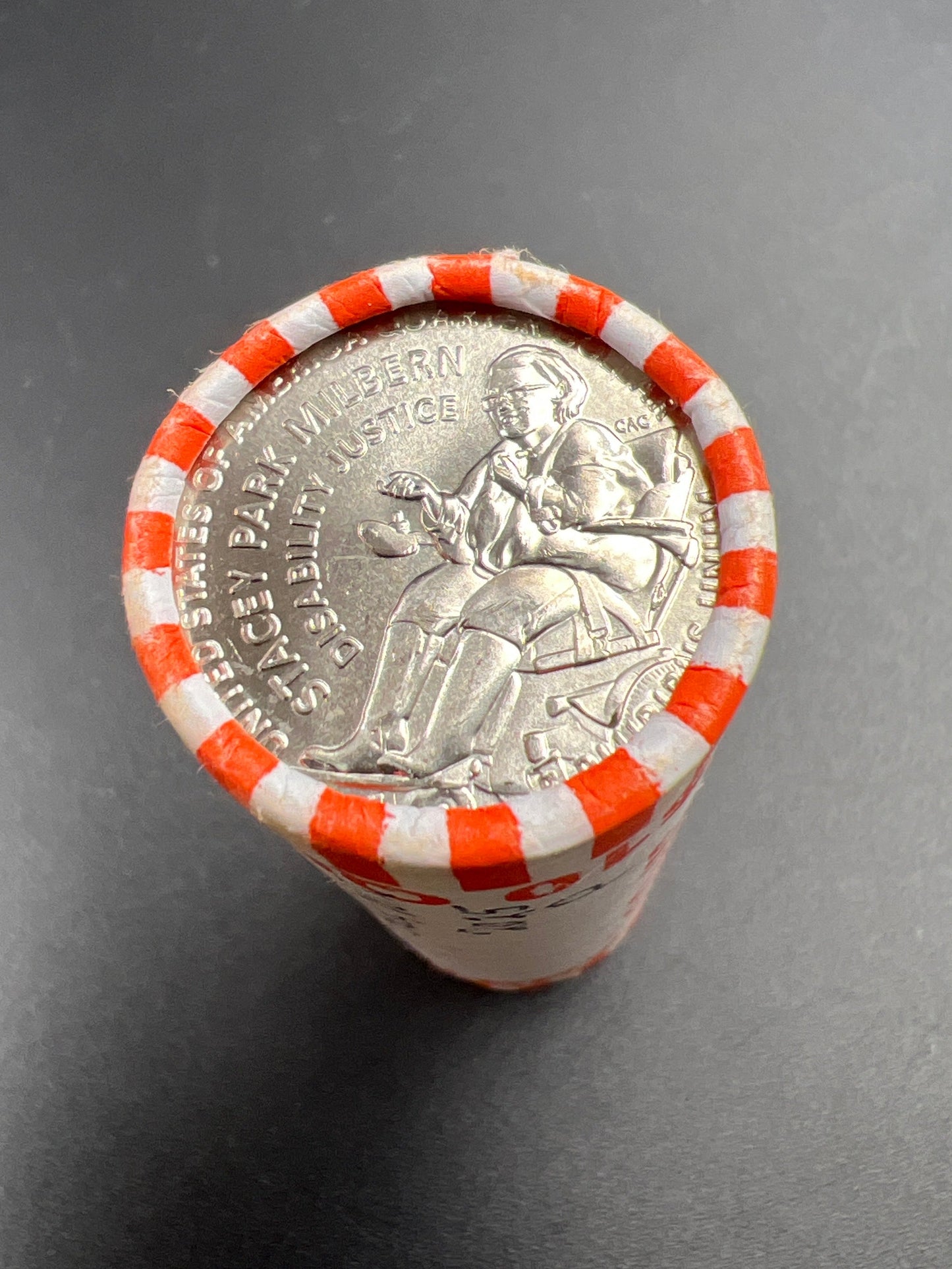 2025 P Stacey Park Milbern Women's ATB 40 Coin BU Quarter Roll OBW America The Beautiful