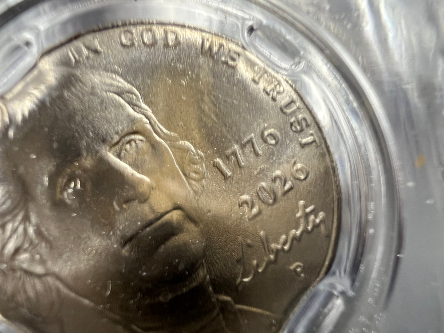2026 P 5c Jefferson Nickel Coin Light Tilde CLCC BU Certified