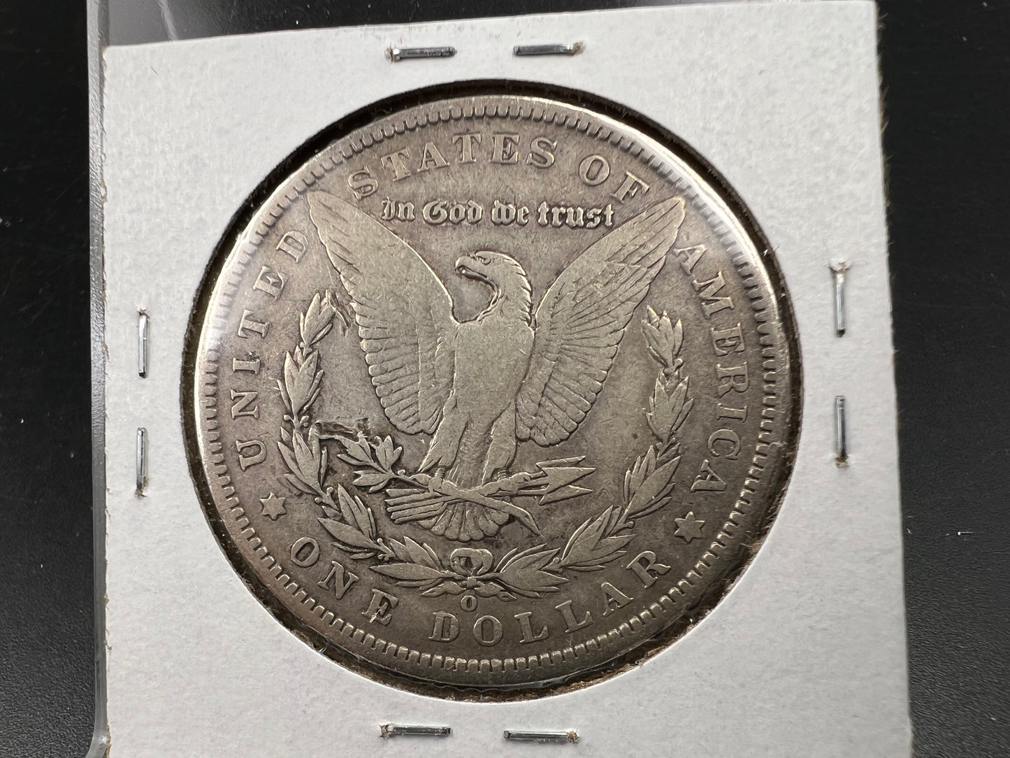 1891 O $1 Morgan Silver Dollar Coin VG / Fine Nice Toning Toner Obverse