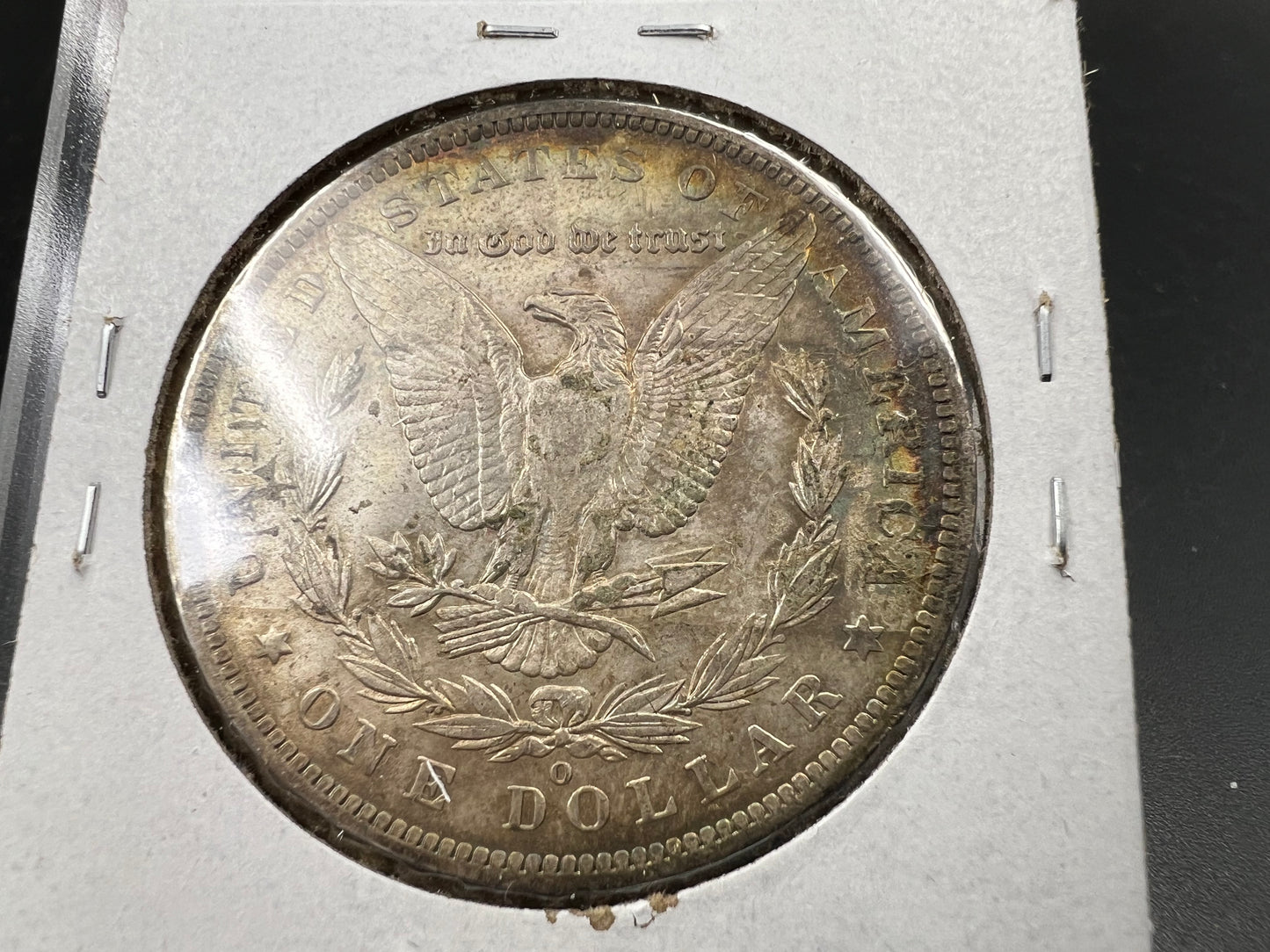 1885 O $1 Morgan Silver Dollar Coin CH BU PQ Toning Toner