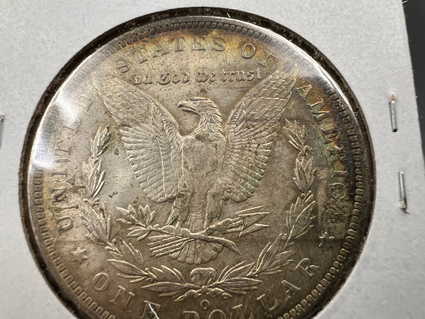1885 O $1 Morgan Silver Dollar Coin CH BU PQ Toning Toner