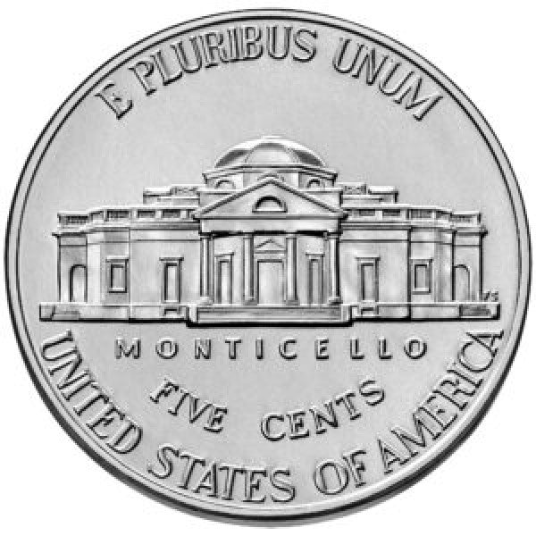 2017 S 5C Jefferson Proof Nickel Single Coin