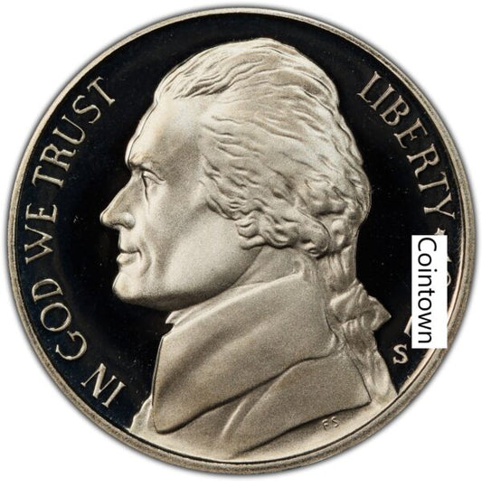 2001 S 5C Jefferson Nickel Single Coin Proof