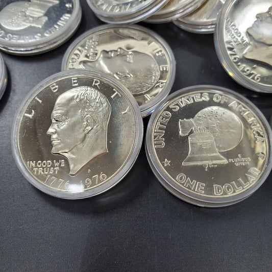 1976 S Eisenhower $1 40% Silver IKE Bicentennial Dollar Coin