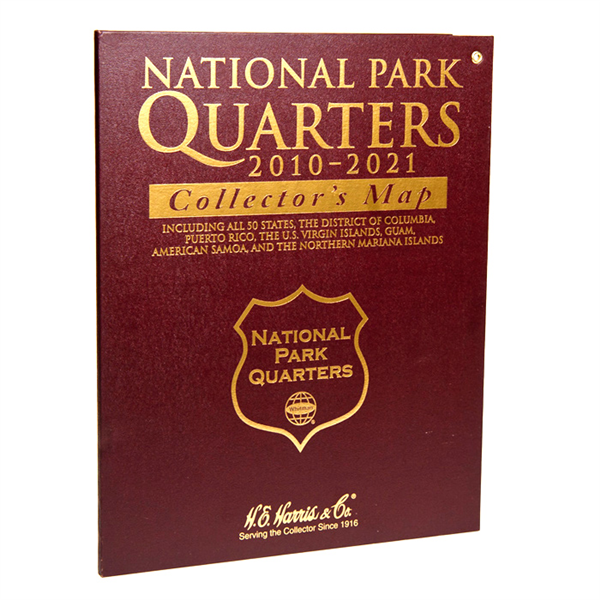 Harris National Park Quarters Collector's Map