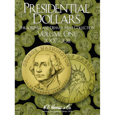 Harris Presidential Dollars Folder Vol 1 (P&D Mints)