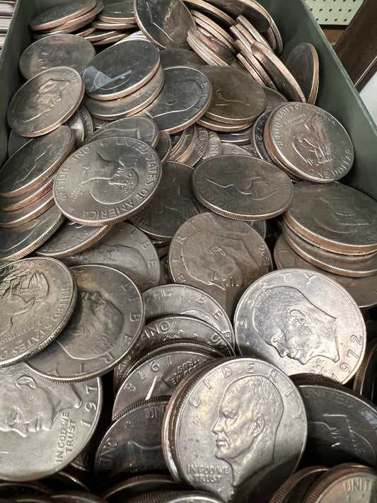 Roll Lot of 20 Ike Eisenhower Clad dollars Choice Conditions