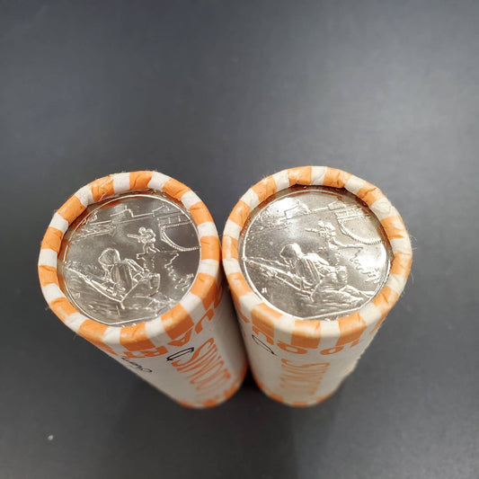 1 Unopened Bank Uncirculated Roll 2019 D War In Pacific National Park,  GUAM " America the Beautiful " Quarters OBW