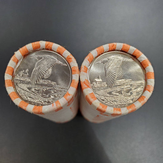 1 Unopened Bank Uncirculated Roll 2018 P Block Island Nat. Park (RI) America the Beautiful " Quarters OBW