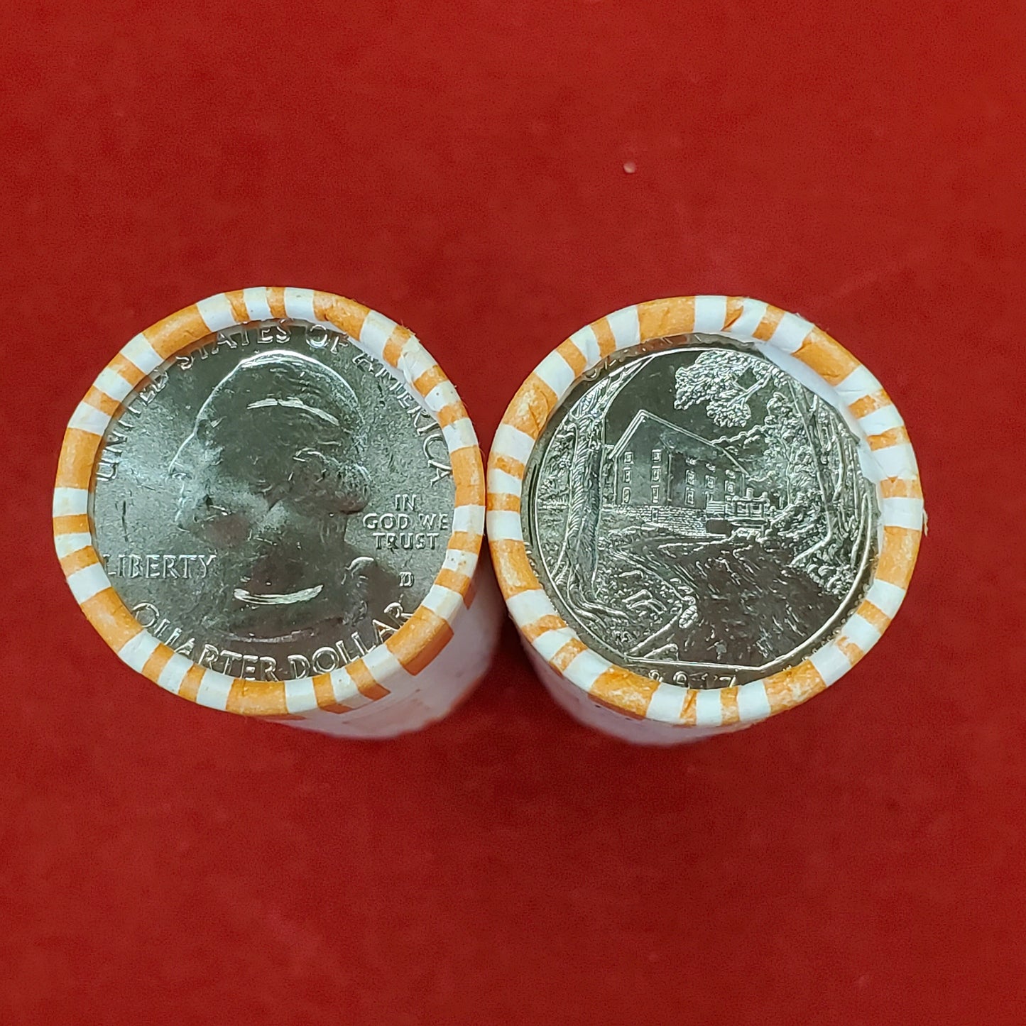 1 Unopened Bank Uncirculated Roll 2017 D Ozark National Scenic Riverways (MO) "America the Beautiful" Quarter OBW