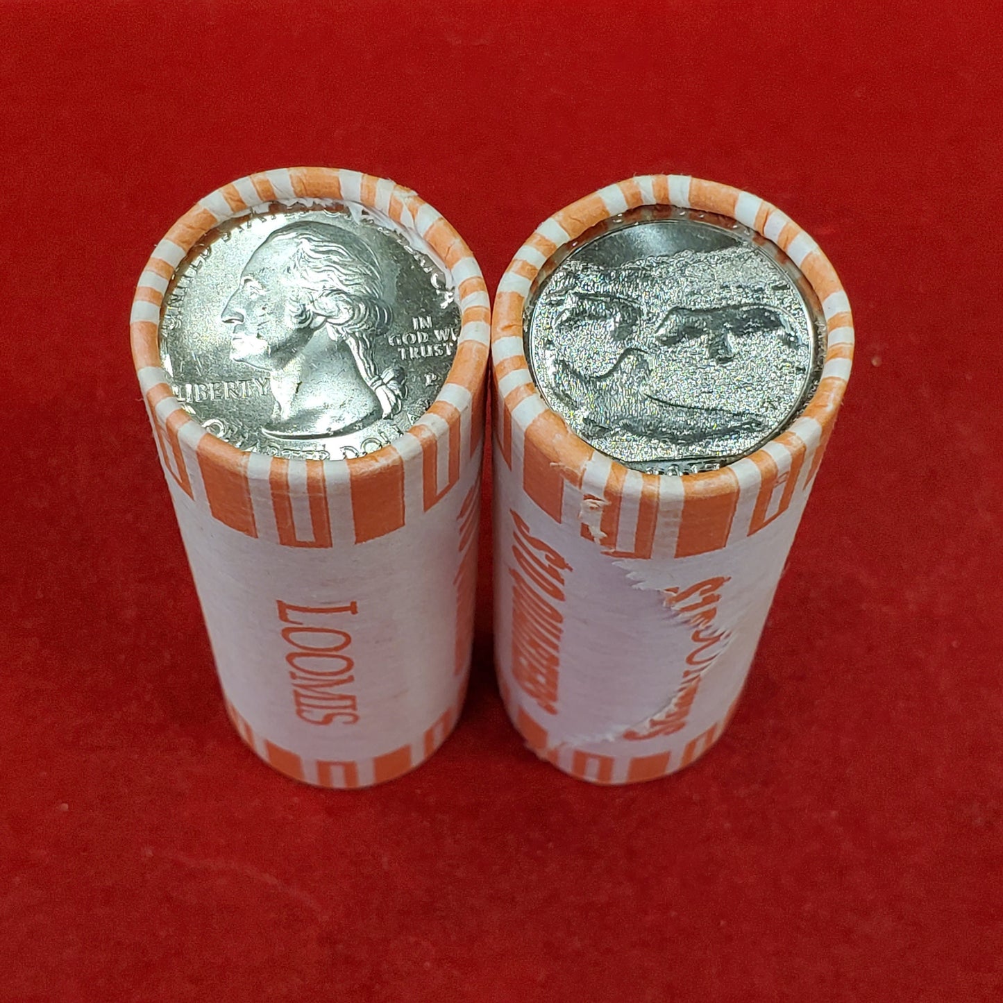 1 Unopened Bank Uncirculated Roll 2017 P Effigy Mounds Iowa" America the Beautiful " Quarters OBW