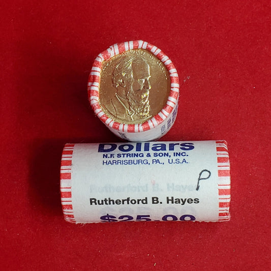 2011 P Rutherford B. Hayes Presidential Dollar Roll of 25 Coins Uncirculated Unopened