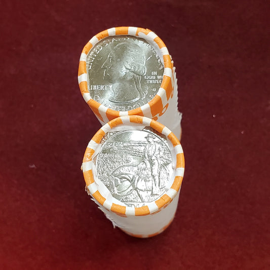 1 Unopened Bank Uncirculated Roll 2016 D Theodore Roosevelt- North Dakota" America the Beautiful " Quarters OBW