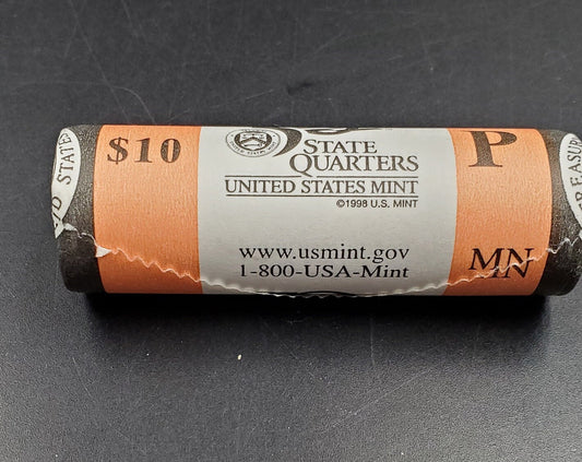 1 Unopened US Mint Uncirculated Roll 2005 P Minnesota Statehood Quarters OBW 40 coins