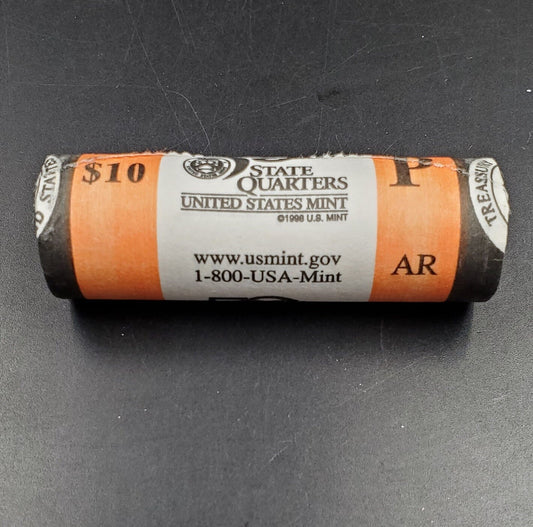 1 Unopened US Mint Uncirculated Roll 2003 P Arkansas Statehood Quarters OBW 40 coins
