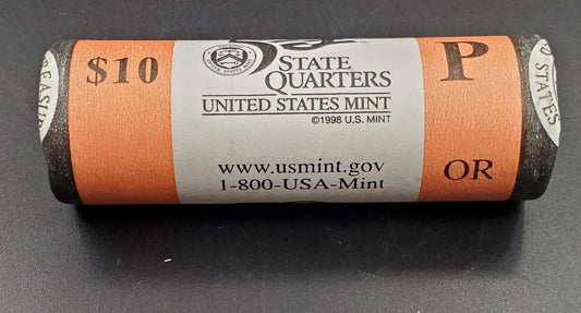 1 Unopened US Mint Uncirculated Roll 2005 P Oregon Statehood Quarters OBW 40 coins