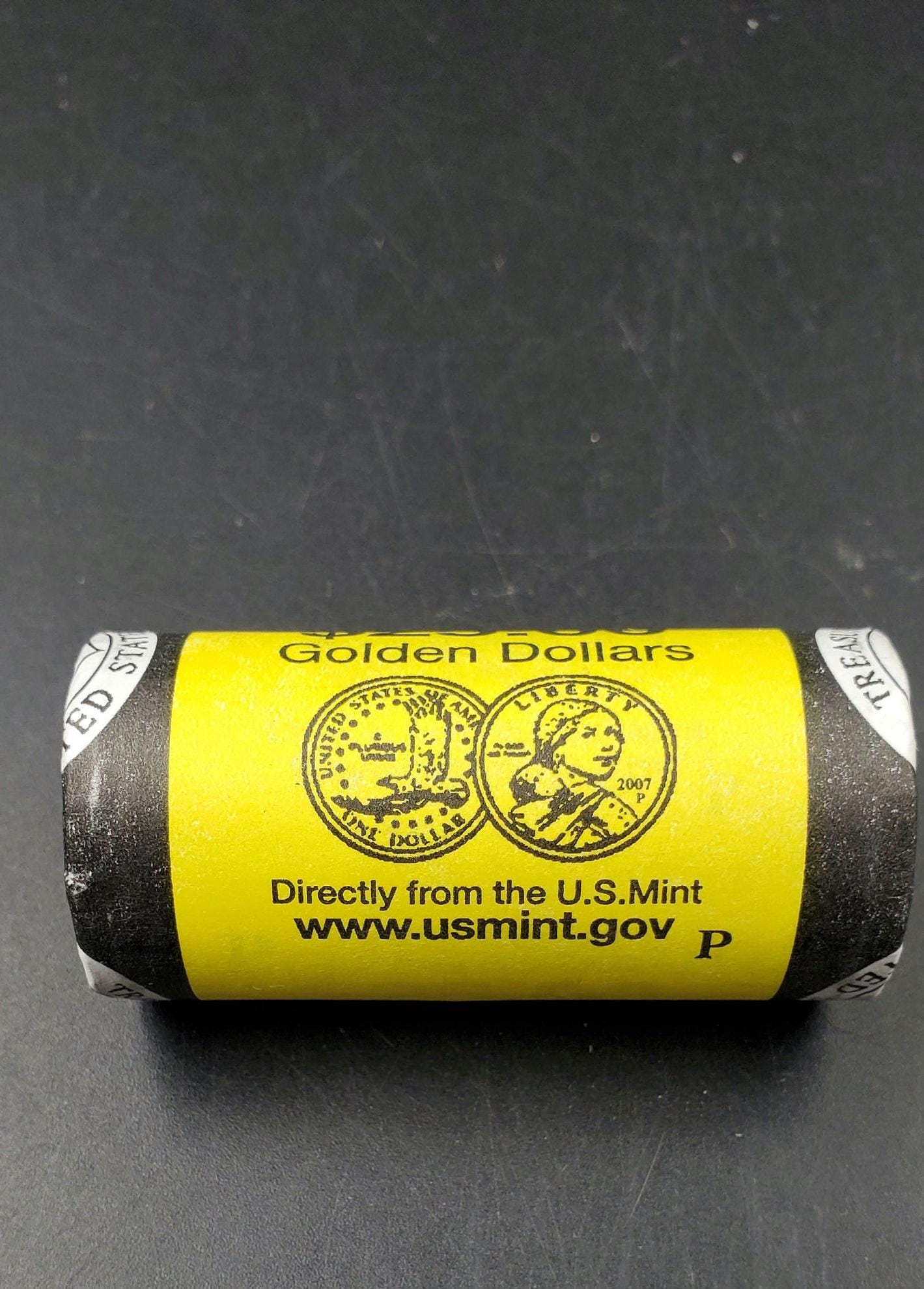 2007 P Sacagawea Native Dollar 25 Coin BU Uncirculated OBW US Mint Wrapped Roll (Tail or Head)