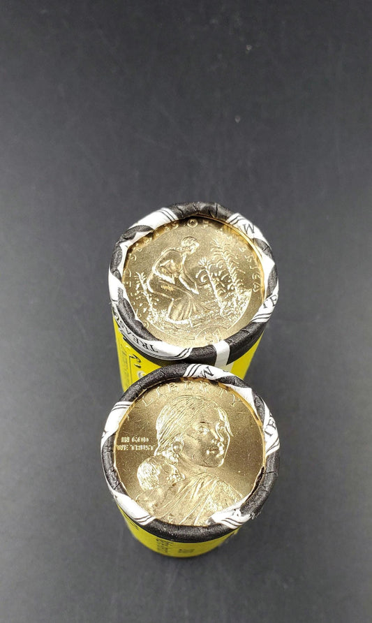 2009 D Sacagawea Native American Dollar 25 Coin BU Uncirculated OBW US Mint Wrapped Roll (Tail or Head)